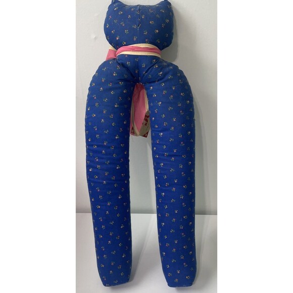 Vtg 1980s Calico Critters Boot Stuffer Puss In Boots Blue - Picture 3 of 6